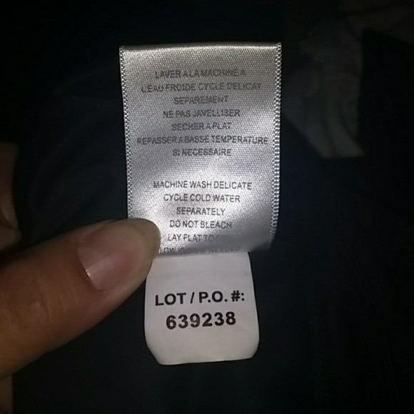 Black leggings with mesh details, wide waistband - Picture 6 of 8